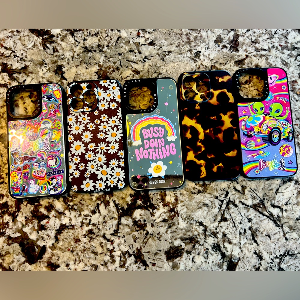 Lot of FIVE (5) iPhone 13 Pro cases. Excellent Condition